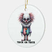 Psycho Clown - Trick oder Trick individualisieren Keramik Ornament (Links)