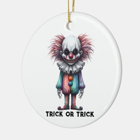 Psycho Clown - Trick oder Trick individualisieren Keramik Ornament (Links)