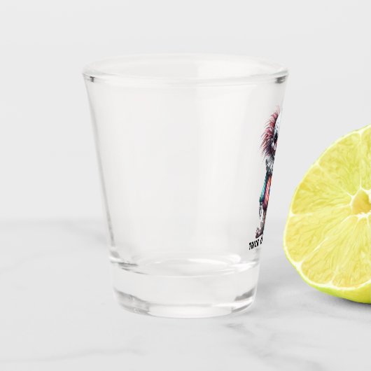 Psycho Clown - Trick oder Trick individualisieren Schnapsglas (Links)
