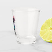 Psycho Clown - Trick oder Trick individualisieren Schnapsglas (Rechts)