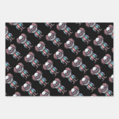 Psycho Clown Wrapping Paper Geschenkpapier Set (Vorderseite)