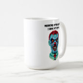 Psycho Creepy Killer Zombie Clown Horror Kunst Kaffeetasse (VorderseiteRechts)