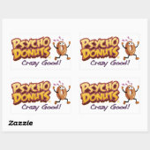 Psycho Donuts Stickers (Blatt)