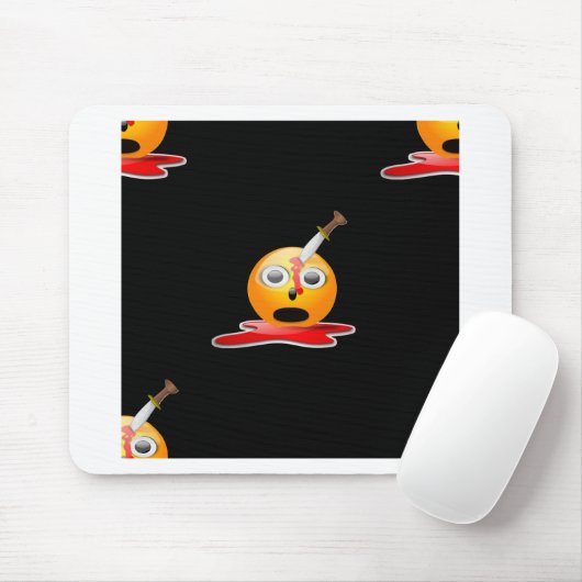 Psycho Emoji Mousepad (Mit Mouse)