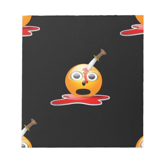 Psycho Emoji Notizblock (Vorderseite)