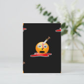 Psycho Emoji Postkarte (Stehend Vorderseite)