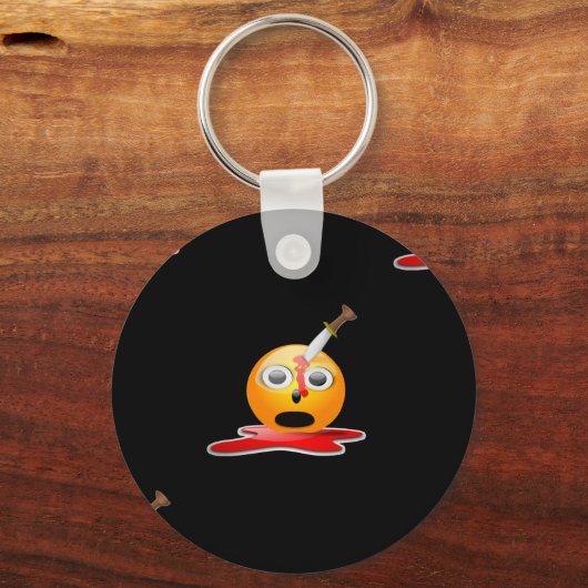 Psycho Emoji Schlüsselanhänger (Vorderseite)