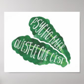 Psycho Kaler Poster (Vorne)