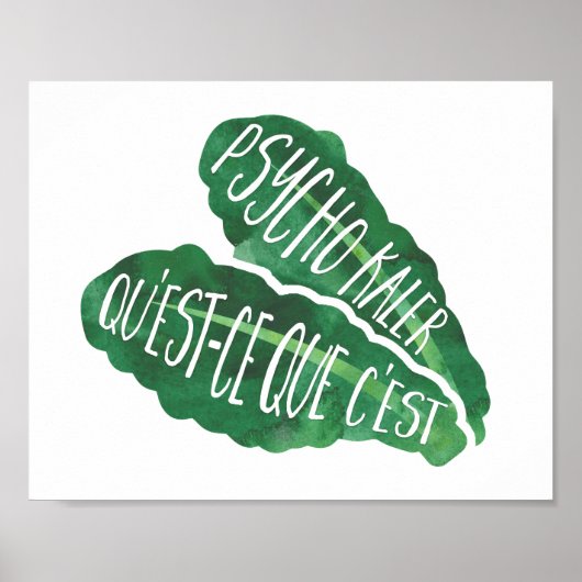 Psycho Kaler Poster (Vorne)