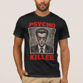 Psycho Killer Retro Art T-Shirt (Vorderseite)