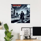 Psycho Killer Vibe - Vortragsköpfe Retro Art Poster (Heimbüro)