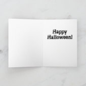Psycho Kitty Happy Halloween Card Karte (Innenseite)