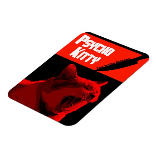 Psycho Kitty Magnet (Linke Seite)