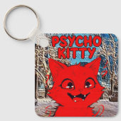 PSYCHO KITTY SCHLÜSSELANHÄNGER (Vorderseite)