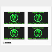 Psycho Nation Sticker (Blatt)