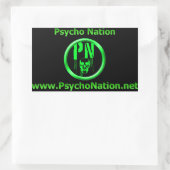 Psycho Nation Sticker (Tasche)