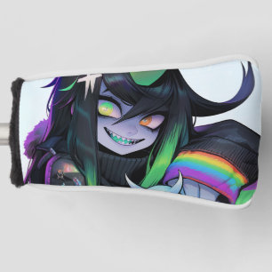 Psycho Niedlich Monster Anime Girl Golf Headcover
