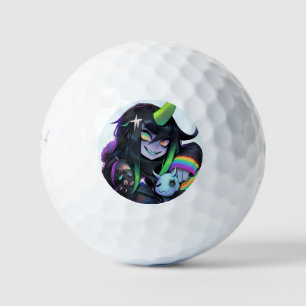 Psycho Niedlich Monster Anime Girl Golfball
