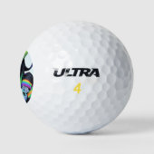 Psycho Niedlich Monster Anime Girl Golfball (Logo)