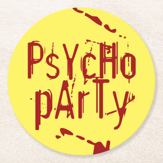 Psycho Party Untersetzer (Vorderseite)