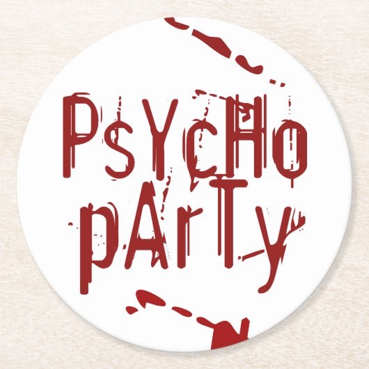 Psycho Party Untersetzer (Vorderseite)