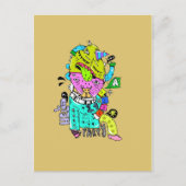 Psycho Postkarte (Vorderseite)