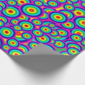 Psycho Psychedelic Wrapping Paper Geschenkpapier (Ecke)