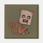 Psycho Sack Monkey Magnet (Vorne)