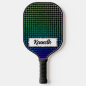 Psycho Schachbretts von Kenneth Yoncich Pickleball Schläger (Vorderseite)
