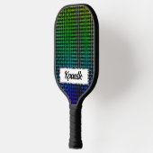 Psycho Schachbretts von Kenneth Yoncich Pickleball Schläger (Links)