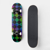 Psycho Schachbretts von Kenneth Yoncich Skateboard (Vorderseite)