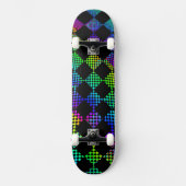 Psycho Schachbretts von Kenneth Yoncich Skateboard (Vorderseite)