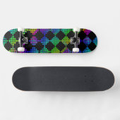 Psycho Schachbretts von Kenneth Yoncich Skateboard (Horizontal)