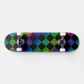 Psycho Schachbretts von Kenneth Yoncich Skateboard (Horizontal)