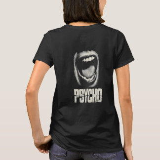 Psycho-Schrei-Mund-Shirt, Vintage-Horrorfilm T-Shirt