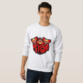PSYCHO Screwball-Grafiken Sweatshirt (Vorne ganz)