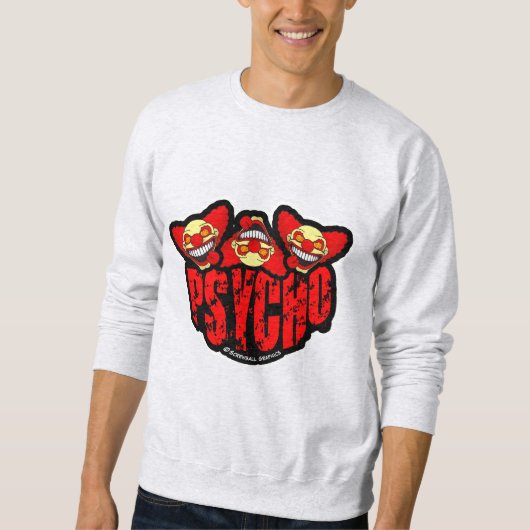 PSYCHO Screwball-Grafiken Sweatshirt (Vorderseite)
