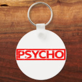 Psycho Stempel Schlüsselanhänger (Rückseite)