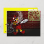 Psycho the Clown Postcard Postkarte (Vorne/Hinten)