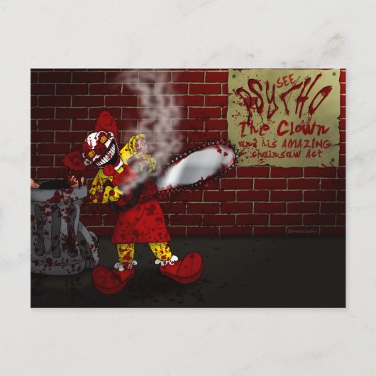 Psycho the Clown Postcard Postkarte (Vorderseite)