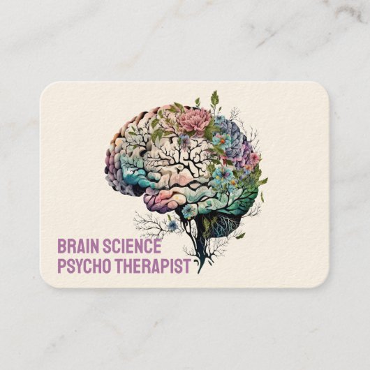 Psycho Therapist, Gecoacht - Visitenkarte (Vorderseite)