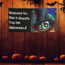 Psycho Top Hat Halloween-Party