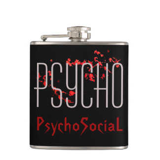 Psycho-Vinyl-umhüllte Flasche Flachmann