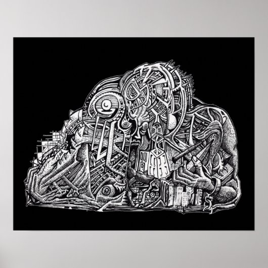 Psycho Warrior Poster (Vorne)