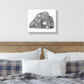 Psycho Warrior, von Brian Benson Leinwanddruck (Insitu (Schlafzimmer))