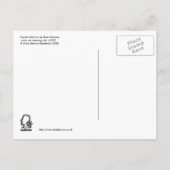 Psycho Warrior, von Brian Benson, Postkarte (Rückseite)