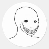 Psycho Wojak Aufkleber (Vorderseite)