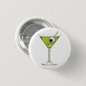 Psychobilly Martini Button (Vorne & Hinten)