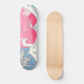 Psychodelic Bubblegum Kunagawa Surfer-Katze Skateboard (Vorderseite)