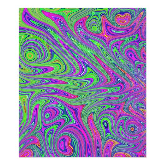 psychodelische Texturen Fotodruck (Vorne)